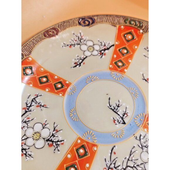 Antique Egg Shell Porcelain Hand Painted Lusterware Cup & Saucer Set RS Japan - Picture 8 of 16